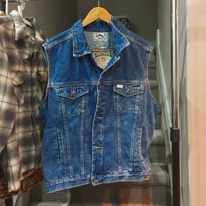 Vintage 90's Blue Jonathan Denim Vest